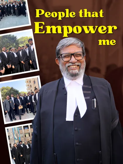 A poster celebrating the "People that Empower me." My strength comes from you. I am honoured to be surrounded by such passionate and dedicated individuals who believe in our shared vision for change.