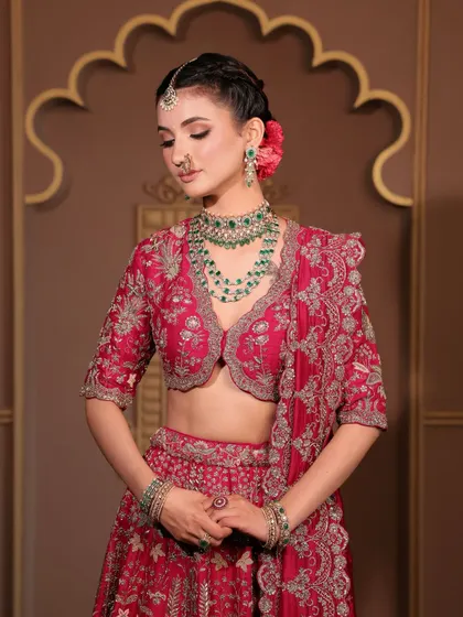 A moment of quiet contemplation, showcasing the soft glam makeup from a different angle. The focus is on flawless skin and subtly enhanced features, allowing the bride's natural beauty to shine through.