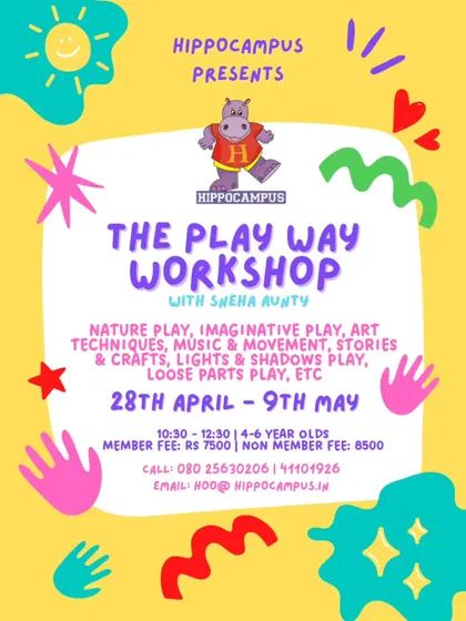 The Play Way Workshop is all about child-led learning. This summer program uses nature play, art, music, and imaginative provocations to empower children and let their curiosity lead the way.