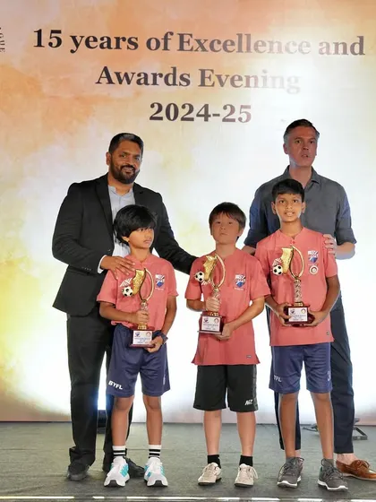 Celebrating our Golden Boot winners for being the top goal scorers of the season across the U9, U11, and U13 age groups.