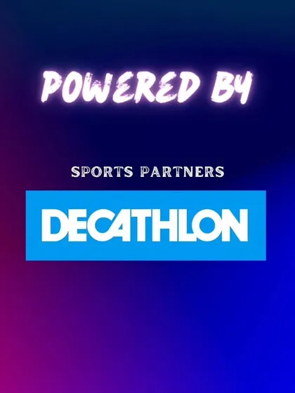 Announcing Decathlon as the official sports partner for the Bengaluru masterclass.