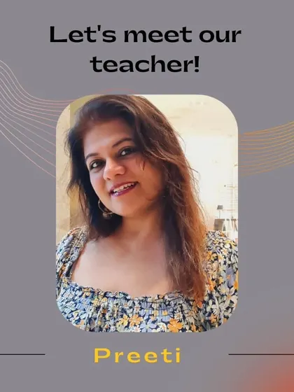 Meet Preeti, our resident drama queen and storyteller. With a background in public relations and a passion for bringing stories to life, Preeti inspires children with her boundless energy and creativity.
