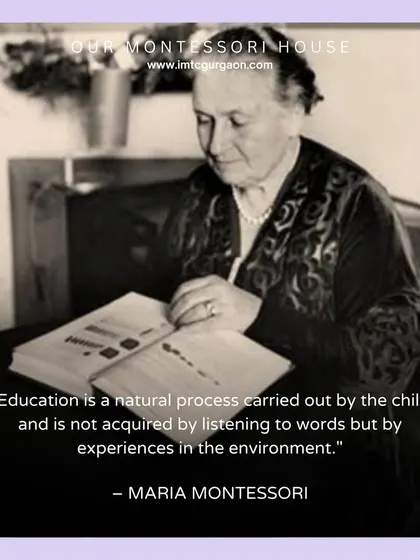 "Education is a natural process carried out by the child." This quote from Dr. Maria Montessori is the foundation of our work. We believe in creating an environment where children can learn through their own experiences, not just by listening to words.