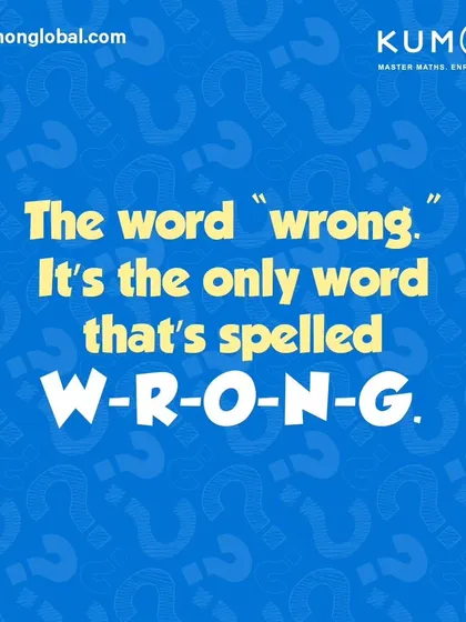 The answer to our riddle: the word is "wrong." It's a playful look at the quirks of the English language that makes learning memorable.