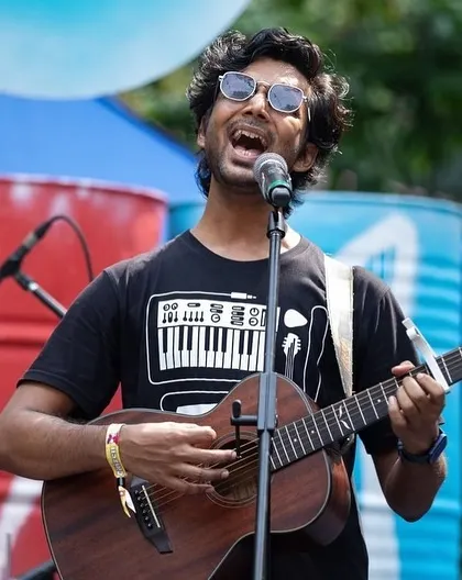 Singing my heart out at the IFP festival. These are the moments I live for, connecting with the audience through my music.
