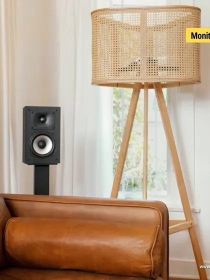 The compact POLK Monitor XT15 bookshelf speaker is perfect for smaller rooms or as surround speakers. Despite its size, it delivers the same high resolution sound that the Monitor XT series is known for.