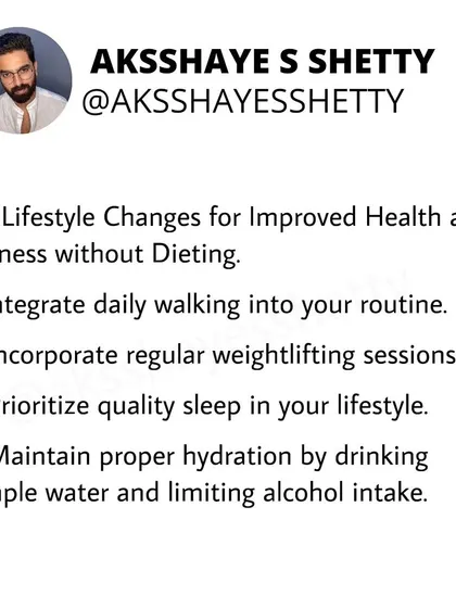 Here are 10 lifestyle changes for improved health. Integrate daily walking, incorporate regular weightlifting, prioritize quality sleep, and maintain proper hydration. These are the foundations of a healthy life.