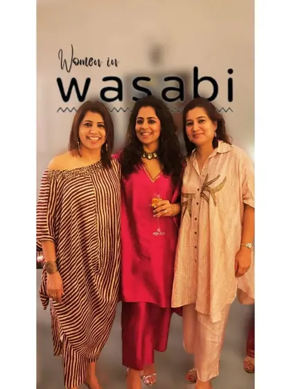 What an amazing night filled with lovely women in Wasabi. Here I am with two clients, each wearing a different co-ord set, showcasing the versatility and personal style that my clothes embrace.