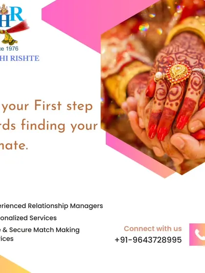 Take your first step towards finding your soulmate with us. We provide experienced relationship managers and safe, secure, personalized matchmaking services.