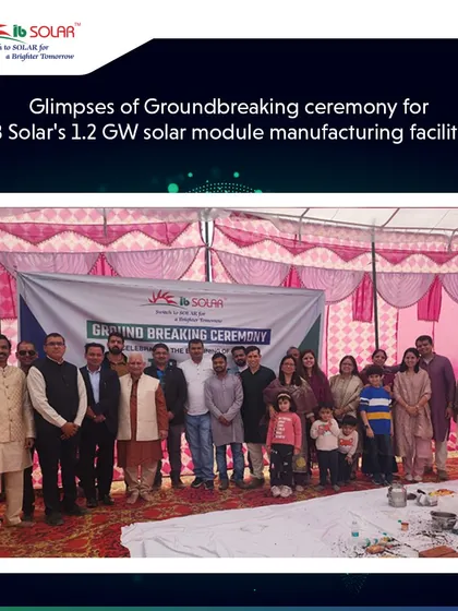 The groundbreaking ceremony for our upcoming 1.2 GW solar module manufacturing facility. This expansion represents our commitment to India's goal of solar self-reliance and solidifies our position as a leading force in domestic solar production.