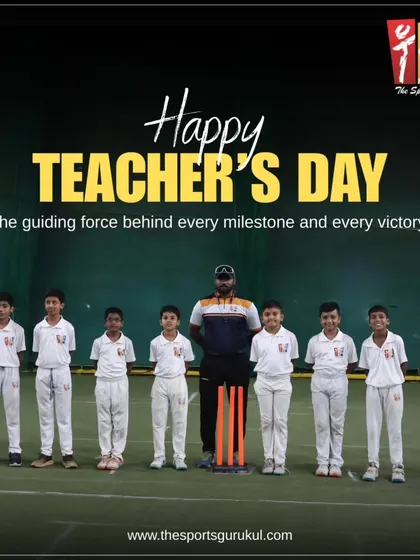 Our coaches are mentors who shape character, discipline, and confidence on and off the field. This image shows one of our cricket coaches with his team, representing the guidance and mentorship at the core of our training philosophy.