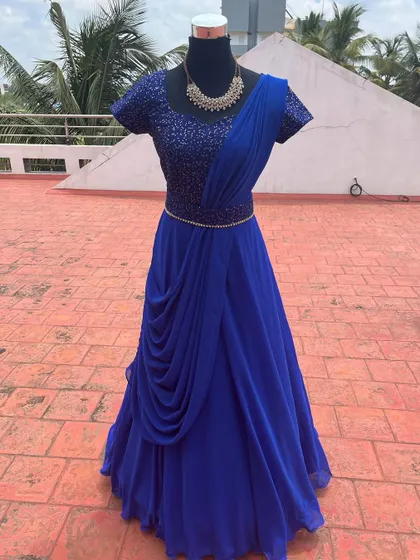 A perfect outfit for a cocktail party or reception.