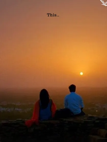 This is the kind of peace we want you to find. Watching a sunset with someone special. Go live these moments.