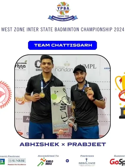 Team Chattisgarh, featuring my players Abhishek and Prabjeet, crowned champions at the West Zone Inter-State Team Championship.