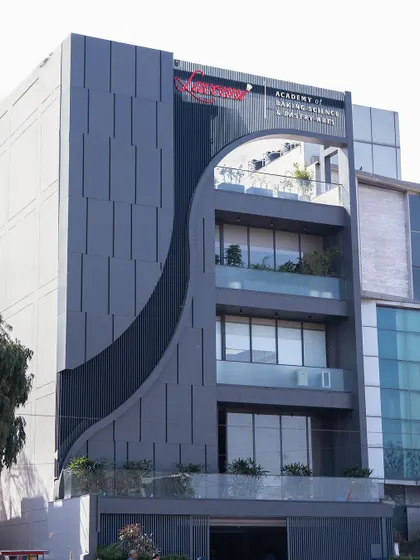 The stunning exterior of our Delhi academy building.