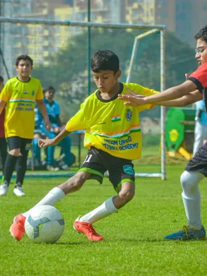 A perfectly timed slide tackle to win the ball cleanly.
