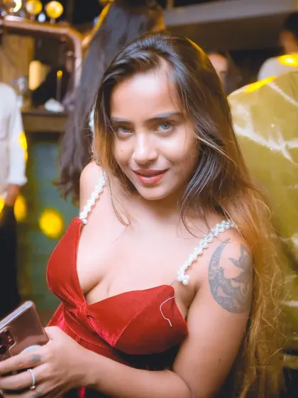 A candid shot of one of our guests enjoying the night. It's all about creating a space where everyone can be themselves.