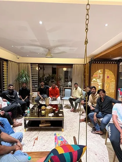 Another photo from a team gathering at home. Creating a family-like atmosphere is important for team morale.