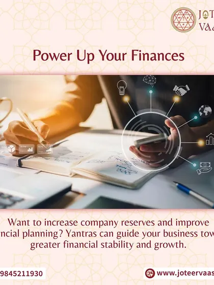 Yantras can guide your business toward greater financial stability and growth. If you want to increase company reserves and improve financial planning, aligning your office with Vaastu principles is a powerful step.