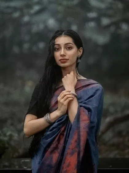 A close-up from the monsoon series. The goal was to convey a sense of quiet introspection and connection with nature.