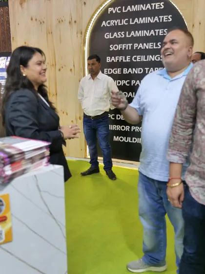 It's always great to connect with people in the industry. The energy at these exhibitions is fantastic.