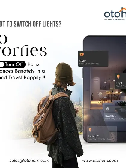 Whether you're on vacation or just out for the day, our app ensures you can travel happily. Remotely turn off lights, gates, and other devices with a simple tap for complete peace of mind.