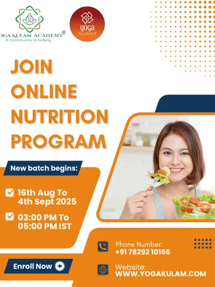 This graphic clearly lays out the dates and times for an upcoming nutrition course batch. We aim to make learning accessible, and this poster provides all the essential information you need to enroll and begin your journey toward understanding diet planning and healthy living.