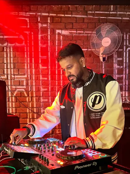 Behind the decks for a private party at the Ritz-Carlton Bangalore. Whether it's a large conference or an exclusive executive gathering, I bring the right energy.