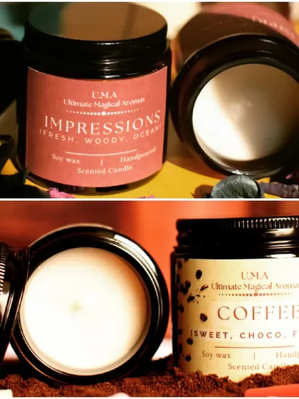 You can now order a combo of my most popular amber jar fragrances, like 'Impressions' and 'Coffee', to try more than one scent at a time.