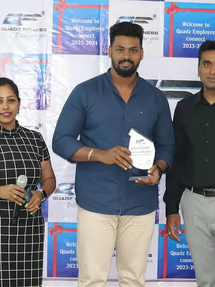Mr. Ramesh from our Seshadripuram branch was awarded "Employee of the Branch" for his exceptional service.