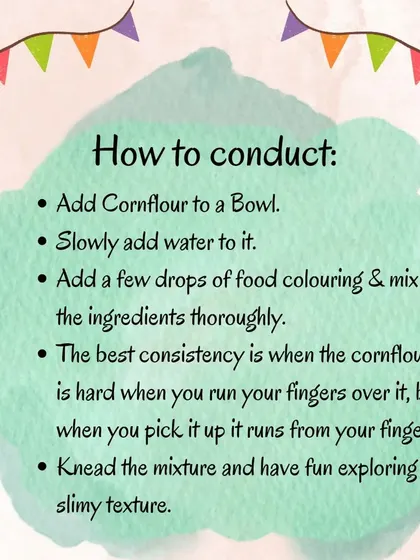 Is it a solid or a liquid? This amazing cornflour and water mixture is a fascinating science experiment that engages a child's proprioceptive sense.