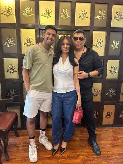 The smiles say it all. We love seeing our happy clients after their transformations. Here I am with a stylish couple who left feeling fantastic.