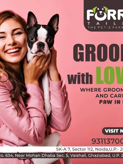 We groom with love. For us, grooming and care go paw in paw, ensuring your pet feels safe and cherished throughout their entire session.
