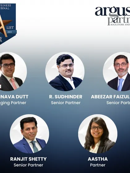 I am honored that five of our partners, including myself as a Legal Icon, have been recognized in the prestigious India Business Law Journal's A-List 2024-2025. This reflects our commitment to excellence and client service.