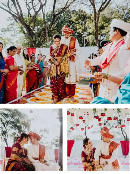 The vibrant colors and happy rituals of Vaishnavi and Anay's Maharashtrian wedding. Every moment was filled with tradition and family love.