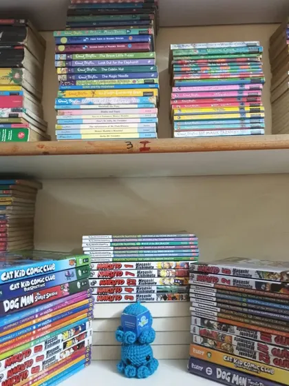 Something exciting is coming! We are always planning new reading challenges with adorable rewards like these handmade book buddies to keep our members motivated.