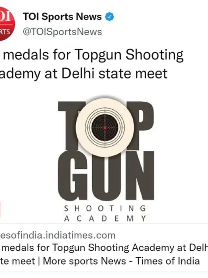 Our shooters' hard work and our commitment to excellence get noticed. We are proud of the 30 medals our academy members won at the Delhi state meet, a testament to their dedication and our training methods as featured in The Times of India.