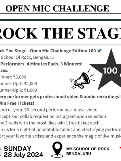 We love to spice things up with our Open Mic Challenge. This poster gives you a peek into one of our biggest events, where performers compete for cash prizes and every artist gets professional recordings of their set. It's all about celebrating talent and giving back to our community.