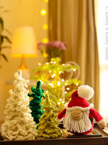 Let's bring out the Santa Gnome. He's ready to spread some Christmas cheer.