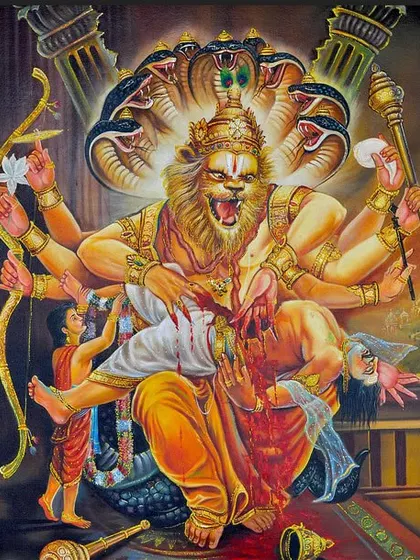 As an incarnation of Lord Vishnu, Narasimha Swamy appeared to protect his devotee Prahlada. His story is a powerful reminder that the divine will always intervene to save the righteous from evil forces.