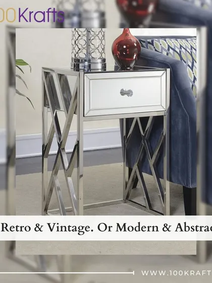 Whether your style is retro, vintage, or modern, a mirrored console table can reflect your personality and amplify your decor.