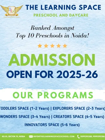 Your child's journey of discovery starts here. We offer age-specific programs designed to nurture growth at every stage, from our Toddlers Space for one-year-olds to our Innovators Space for five-year-olds.