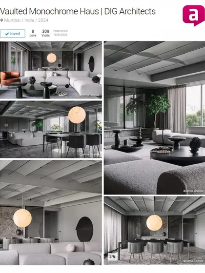 We were happy to see two of our projects, Vaulted Haus and Tetracube Office, featured on the Archilovers feed on the same day.