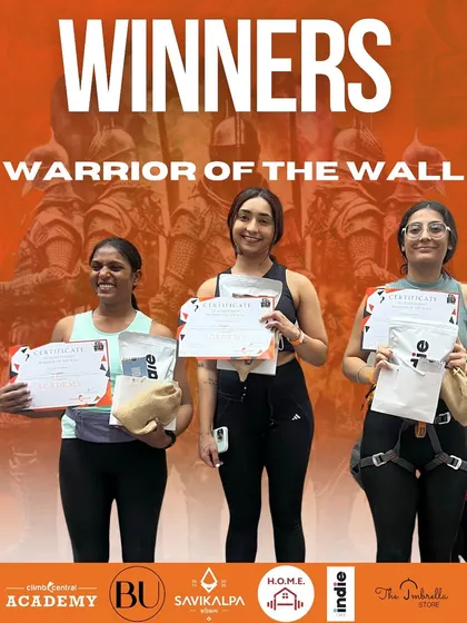 Here are the powerhouse winners from the Open Women’s category of the Warrior of the Wall competition. They dominated the wall with incredible strength and passion.
