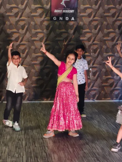 Another great shot of our kids' performance group. They worked hard on this routine and it shows.