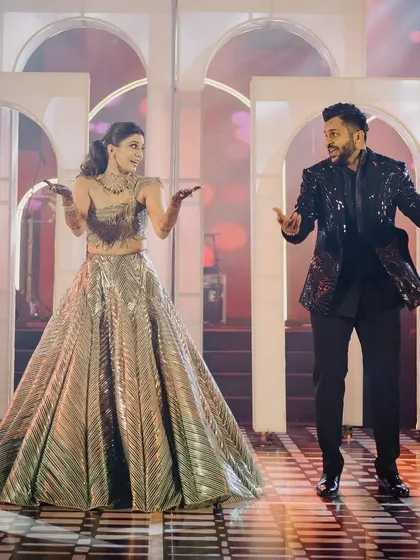 What a glamorous night it was. The energy of this couple was infectious, and they danced till the sun came down with all their favorite people around them.