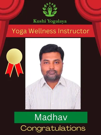 Congratulations to Madhav for completing his 200-hour Yoga Teacher Training and becoming a certified Yoga Wellness Instructor through the Yoga Certification Board.