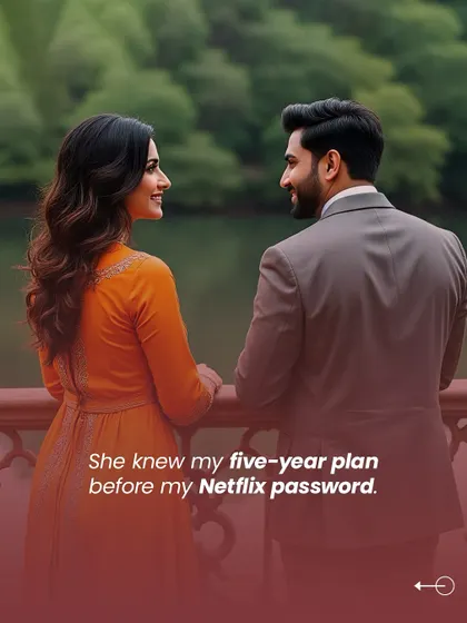 "She knew my five-year plan before my Netflix password." This is what happens when a match is based on deep conversations about ambitions and life plans, not just superficial interests.