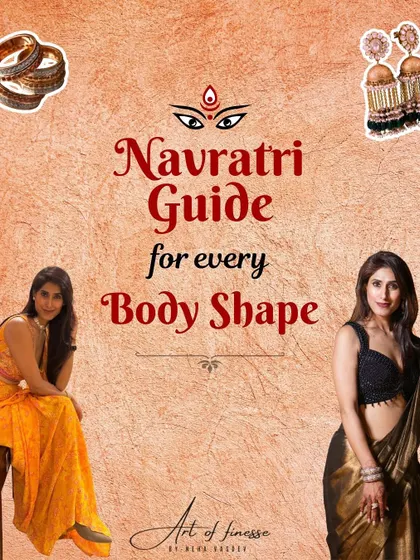 The secret to looking your best, especially during festivals like Navratri, is dressing for your unique body shape. This guide is a preview of how I help clients select outfits, like chaniya cholis and lehengas, that flatter their specific build, whether they are an hourglass, pear, apple, or rectangle shape.