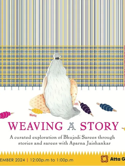 Another edition of 'Weaving a Story', this time exploring Bhujodi Sarees. We collaborate with brands like Vayaka India to showcase exquisite, handcrafted collections.